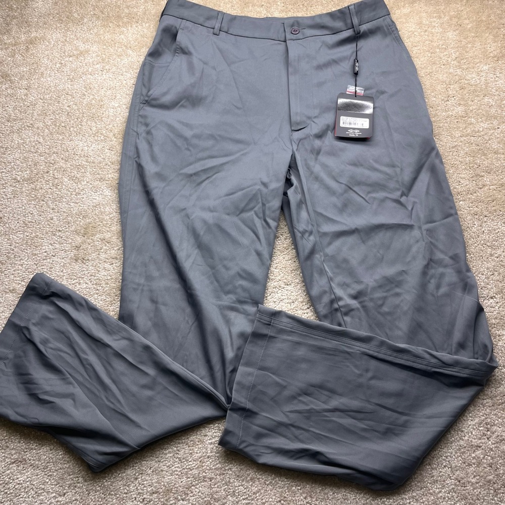 Snake Eyes Dry-18 Ultimate Golf Pants Mens 32x32 Grey Performance Trousers New